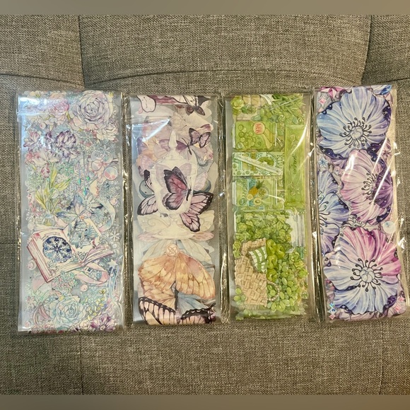 Waterproof PET Tape cute, lovely,Flower, journal sticker, Notebook, hand account - Picture 3 of 6